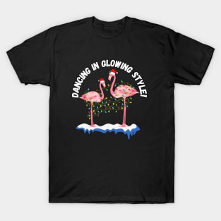 Dancing in Glowing Style! Christmas Humor T-Shirt